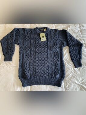 New THE IRISH STORE Crew Neck Sweater Size L